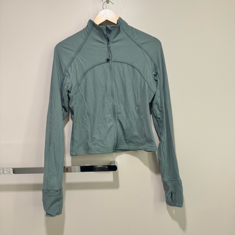 Lululemon Define Jacket Ribbed Teal